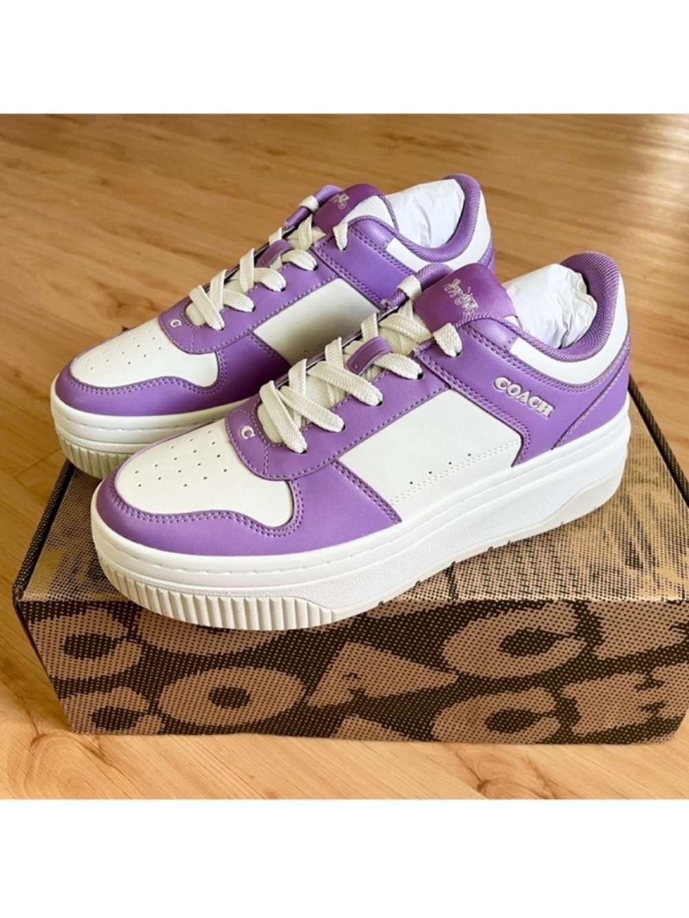 Coach Platform Sneaker Iris
White Women 9B # CU155